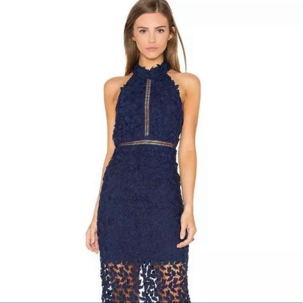Bardot Navy Dress BNWT